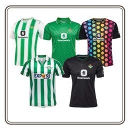 23 24 real Betis soccer Jerseys 2023 2024 Fans JOAQUIN FEKIR B.IGLESIAS CANALES WILLIAN J Shirt WILLIAM CAMARASA JUANMI VICTOR RUIZ Football shirt Kids Kit uniform