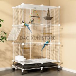 Nests Breeding Canari Bird Cages Outdoor Large Budgie Parrot Stand Bird Cages Feeder Pigeon Cage Pour Oiseaux Pet Products YY50BC