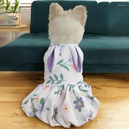 Dog Apparel Pet Clothing Cat Dress Lantern Ear Skirt Small And Medium Spring/Summer Thin Teddy