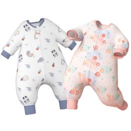 Robes Spring Toddler Onesies Pyjamas Cotton Gauze Baby Clothes Boys Girls Kids Romper Sleepwear Infant Animal Floral Printing Homewear