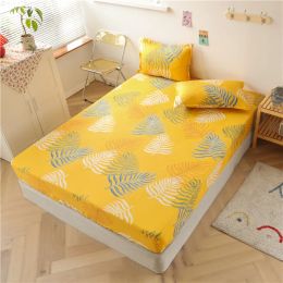 sets Cartoon Bed Sheet Polyester Mattress Bed Cover (no Pillowcase) Soft Comfortable Sheet Bedding Room Decor Bed Pad Home Protection