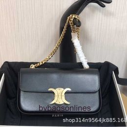 High end Designer bags for women Celli Reprint New Underarm Single Shoulder Tofu Leather Womens Bag Toothpick Pattern original 1:1 with real logo and box