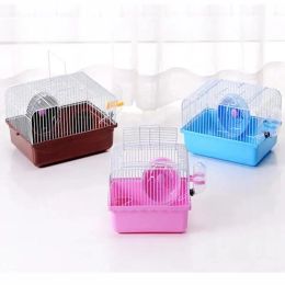 Cages Hamster Funny Hourse,Simple Guinea Pig Cage,Portable Cage,Pet Breeding Supplies Hamster Cage ,Pet Accessories