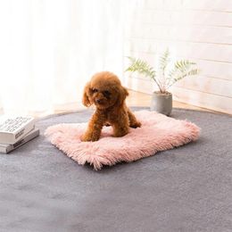 Kennels Pet Yatak Mat Battaniye Yumuşak Peluş Köpekler Yastık Sıcak Yıkanabilir Köpek Kedi Yavru Köpek Chihuahua Pomeranian Teddy Pets Aksesuarlar