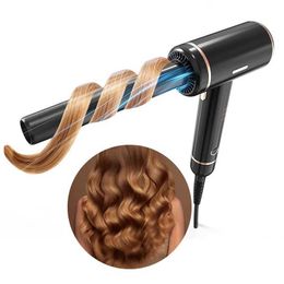 Hair Curlers Straighteners Hair Curling Wand Ceramic Professional Irons Long Short Hair Adjustable Temperature Cold Wind Hair Curlers Y240504