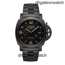 High end Designer watches for Peneraa Learn send later series automatic mechanical ceramic mens watch PAM00438 original 1:1 with real logo and box