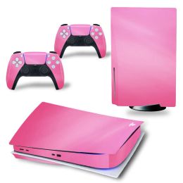 Stickers Pink For PS5 Digital Skin Sticker For Ps5 Console and Controllers For PS5 Disc Gamepad Controller Sticker Decal
