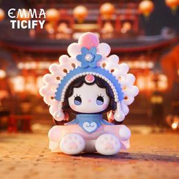 Blind box EMMA LIGHT NEVER GOES OUT Series Blind Box Toys Cute Action Anime Figure Mystery Box Model Designer Doll Cute New Year gift Y240422