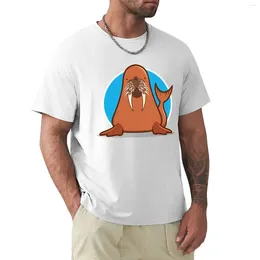 Men's Polos Walrus T-Shirt Oversizeds Customs Design Your Own Shirts Graphic Tees Sweat Men