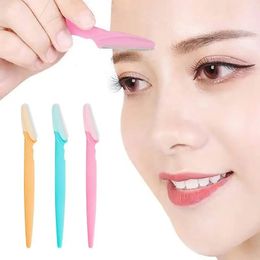 2024 1Pcs Eyebrow Trimmer Makeup Tools Safe Eye Brow Razor Face Body Hair Removal Shaver Blades Woman Eyebrows Shaping Knifefor Safe Eyebrow Razor Shaver
