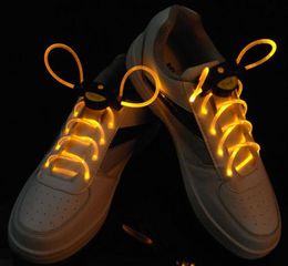 Led Shoelaces for Fibre Optic EL Yellow Colour Light Led El Shoelace In a Package5pairs6922930