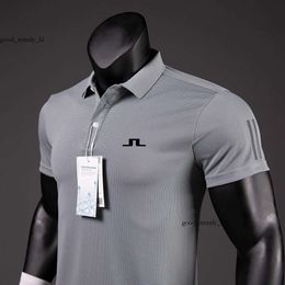 Designer Mens Polos Summer Golf Shirts Men Casual Polo Short Sleeves Breathable Quick J Lindeberg Wear Sports T Shirt 797