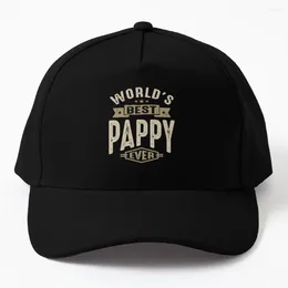 Ball Caps Mens Pappy Ever Funny Dad / Grandpa Baseball Cap Hat Man Luxury Rugby Military Tactical Rave Men's Women's