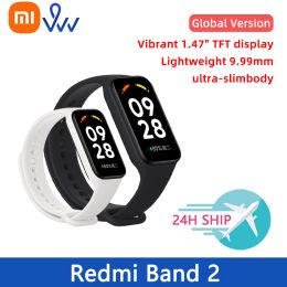 Wristbands Global Version Xiaomi Redmi Band 2 Blood Oxygen 1.47'' large screen smart bracelet Heart Rate Women's Health Sleep Measure