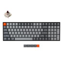 Keyboards Keychron K4 G V2 Bluetooth Wireless Mechanical Keyboard W/ White Backlight HotSwappable Switch Wired USB Gaming Keyboard