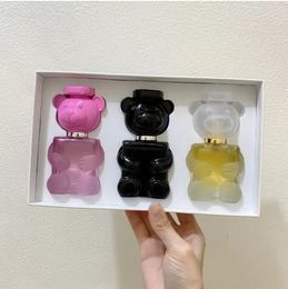 Designer Fragrance Teddy Bear Perfume Toy 2 Boy Perfume 3-Piece Set 30ml per Bottles Long lasting Fragrance Nice Smell Cologne Eau De Parfum fast ship