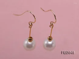 Stud Earrings Unique Pearls Jewellery 7mm White Round Cultured Freshwater Pearl