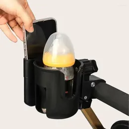 Stroller Parts Cup Holder With Phone 2 In 1 Removable Bottle Mobile Carrier Wheelchair Baby Accessories