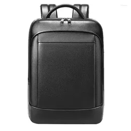 Backpack The Fashion Multifunction Travel Bag Laptop Cowhide Leisure Genuine Leather Famous