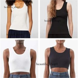 Designer T Shirt Women Cropped Top T Shirts Tank Top Cropped Cotton Jersey Camis Female Tees Embroidery Knitwear for Women Sport Yoga Top Simple Vest Loeweee Shirt 356