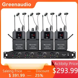Microphones GAW-EM04 Professional Microphone Wireless Monitor In-ear Recognition System