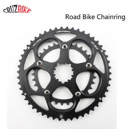 Parts CRUZbike GXP Road Bike Chainring 5034T Chain Wheel Double Disc Bicycle Crown For 9/10/11/12 Speed Crankset