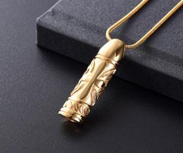 IJD11940 Cross Bullet Pendant Necklace Cremation Jewellery for Ashes High Capacity Memorial Urns Keepsake for PetsHuman3535871