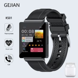 Control Gejian Nfc Smart Watch Door Access Control Unlocking Smartwatch Men Women Fiess Bracelet Bluetooth Calls Heart Rate Detection