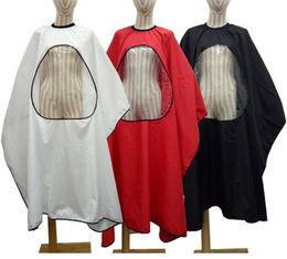 Hairdressing Gown Apron Children Adults Hair Cutting Cape Barber Gown Styling Tools With Phone Viewing Window 6pcs6863703