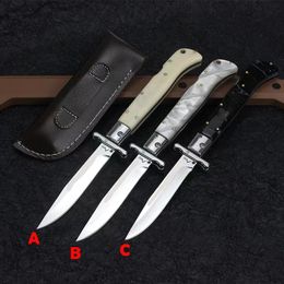 11 Inch italian mafia Automatic Folding knife 440C Steel Blade acrylic Handle Camping Outdoor Tactical Self-defense EDC Pocket AUTO knives 9400 9070