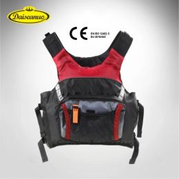 Accessories Genuine CE Approved Life Jacket Men 100KG+ Big Pockets Life Vest Women PFD Swim Fishing Kayak Vest Water Sport Drifting Safety