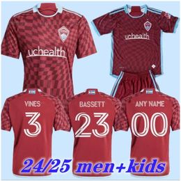 Rapids 2024 2025 Colorado Futbol Formaları Evden uzakta 24 25 Futbol Gömlek Kısa Kollu Diego Fiyat Acosta Cabral Lewis Navarro Mihailovic Fernandez