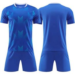 Fans Tops Tees Personalized Printed Soccer Jerseys set Mens Sportswear Training Uniform Football Jersey Suits Team Uniforms Sets Shirts Shorts Y240423