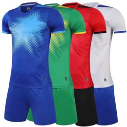 Fans Tops Tees Maillot football Men Women Football Jerseys Set Boys girls Soccer Clothes Sets 2022 Survetement Football Kits Soccer Clothes Set Y240423
