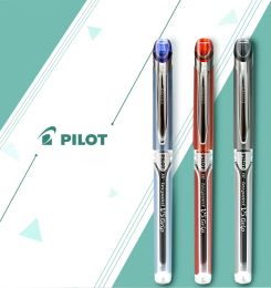 Pens 9 Pieces Pilot HiTecpoint Grip BXGPNV5 0.5mm Extra Fine Rollerball Pen Gel Pen test special pen Japan Black/Blue/Red Colour