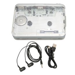 Player Portable Cassette Player Multifunction Clear Stereo Sound FM Radio 76108MHz Cassette Player with 3.5mm Headphone Jack