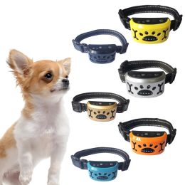 Deterrents K5DC Bark Collar Dog Anti Bark Device Training Device 7 Adjustable Sensitivity Levels Bark Control Stop Bark Humane Training