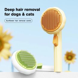 Grooming LAIKA Cat Comb Dog Brush Pet Hair Remover Puppy Dogs Self Cleaning Slicker Brushes Cats Massage Needle Combs Hair Grooming Tools