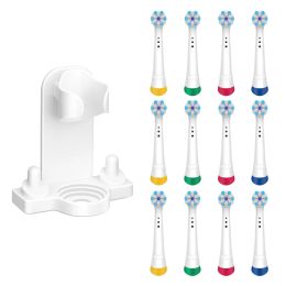 Heads 12 Pack Compatible with OralB iO 3/4/5/6/7/8/9/10 Series Electric Toothbrush Replacement Brush Heads+Wall Mounted Holder