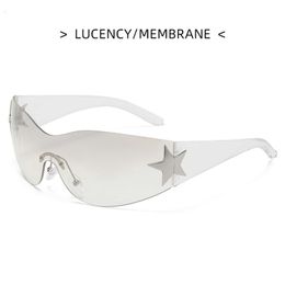 Fashion Millennium Spicy Girl Sunglasses For Woman Designer Five Point Star Cool Party Glasses Mens Sunglasses 650