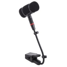 Accessories Highstrength Saxophone Mic Clip Holder Broad Compatibility for Live Streaming Music Making Voice Record Singing Records