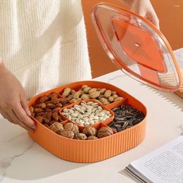 Plates Dry Fruit Plate Wedding Candy Display Elegant Multi-functional Snack Storage Tray For Home Room Coffee Table Kitchen Dried