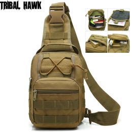 Packs Military Tactical Shoulder Bag Camouflage Outdoor Army Military Sling shoulder Backpack Molle Camping Hunting Travel Chest Bag