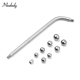 Saxophone Muslady Saxophone Repair Tool Set Long Rod Metal Ball Bucket Ball Sax Neck Maintenance Tool for Alto/ Tenor Sax Wind Instrument