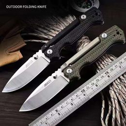 EDC Folding Knife, Stainless Steel Outdoor Pocket Knife, High Hardness Camping Survival Knife for Self-defense Jackknife for Men