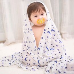 sets 120X120Cm Muslin Baby swaddle Blanket Functions Designs Baby Wrap Envelope Wrap Rainbow Printed Newborn Baby Bedding Blanket