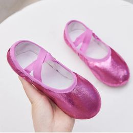 Dance Shoes Ballet Yoga Gym Flat Slippers Blue Red Pink 4 Colours For Girls Children Women Teacher