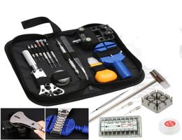 380Pcs Watch Repair Tool Kit Watchmaker Back Case Opener Remover Spring Pin Bars235y8094146