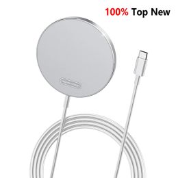 Chargers Magnetic Wireless Charger Induction 20W Fast Charging Station For iPhone 15 14 13 12 11 Pro Max X XS XR 8 Plus Phone Airpods Pro