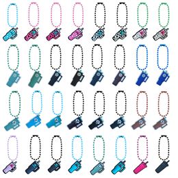 Keychains Lanyards St Er Caps Series Keychain Bead Cartoon Fashion Keyrings Charms Car Key Ring For Women Girls Bag Drop Delivery Ot0O5